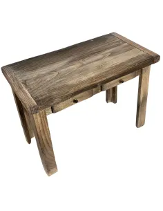 Tavolo in legno con 2 cassetti per statue da 30 cm