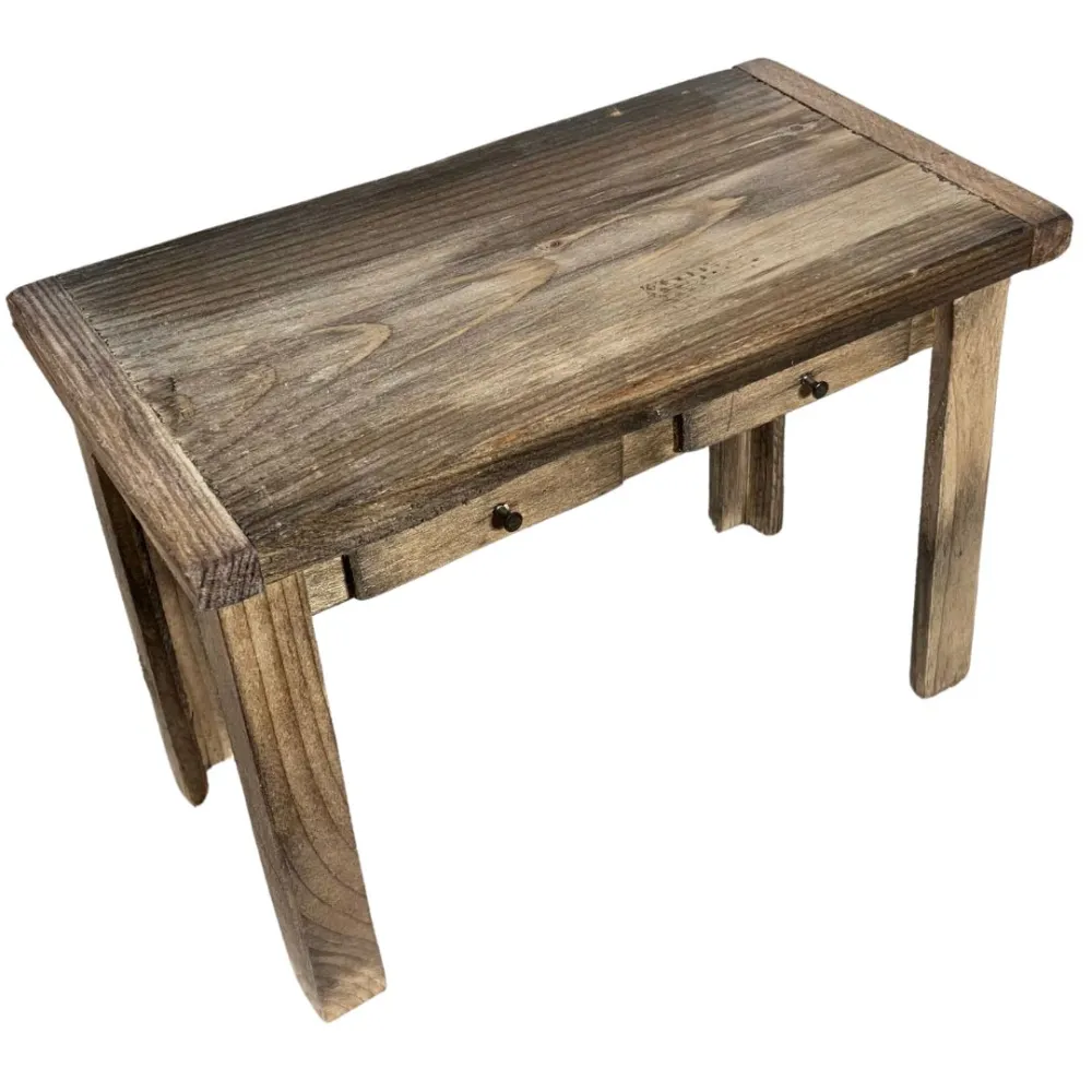 Wooden table with 2 drawers for 30 cm Nativity figures