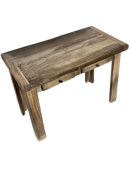 Tavolo in legno con 2 cassetti per statue da 30 cm