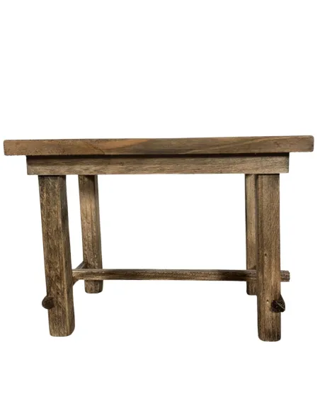 Natural wooden table for 30 cm Nativity figures