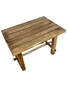 Natural wooden table for 30 cm Nativity figures