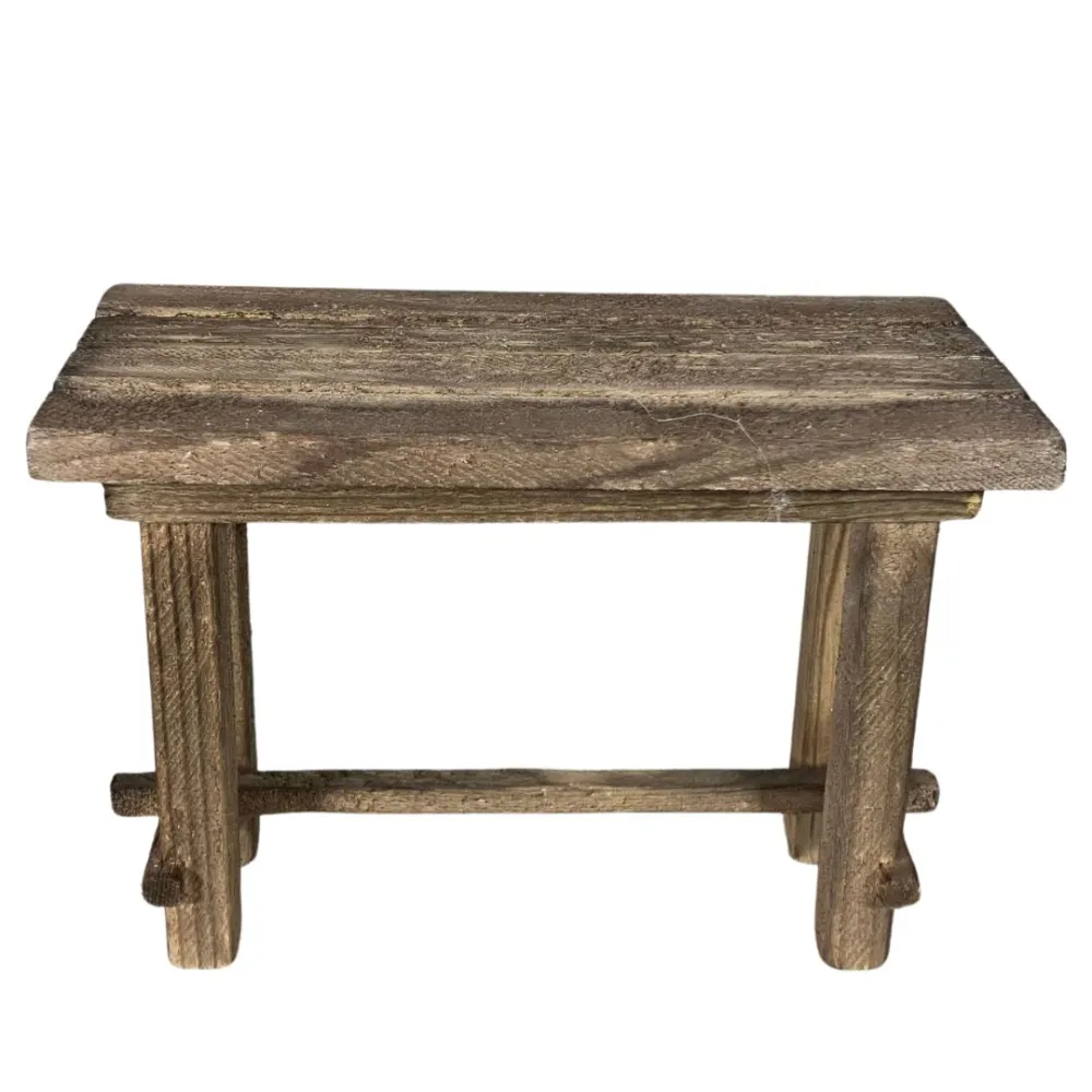 Dark wooden table for 30 cm Nativity figures