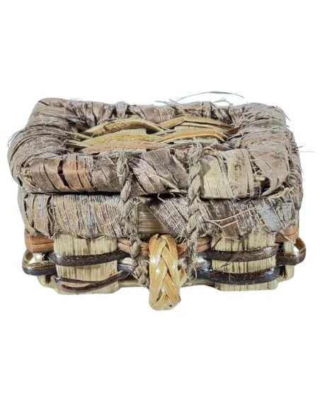 Wicker Storage Chest for 15–20 cm Nativity Figures