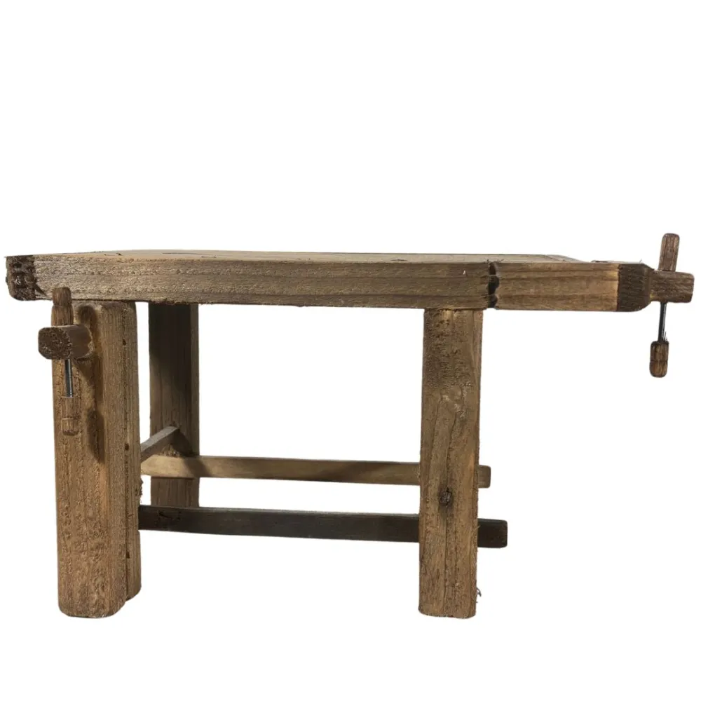 Woodworker’s wooden workbench for 30 cm Nativity figures