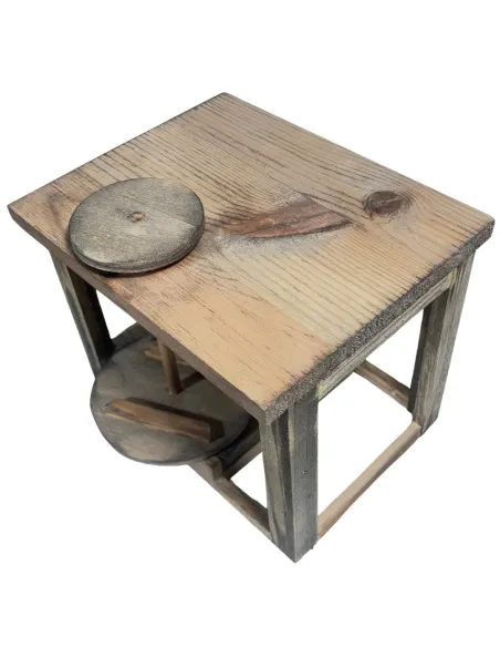 Potter’s wooden workbench for 30 cm Nativity figures