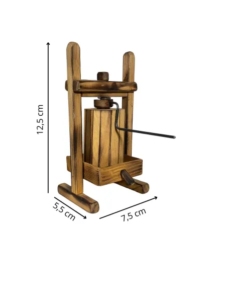 Torchio in legno per statue da 10 cm