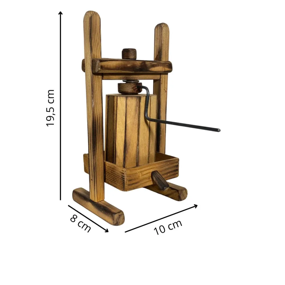 Wooden wine press for 15 cm Nativity figures