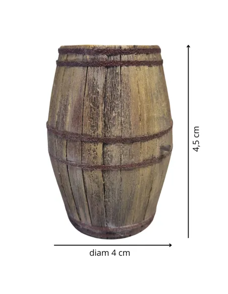 Botte in legno di balsa per statue da 10 cm