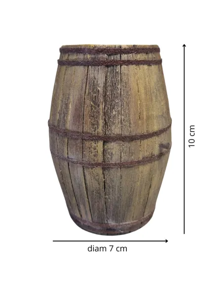 Botte in legno di balsa per statue da 20 cm