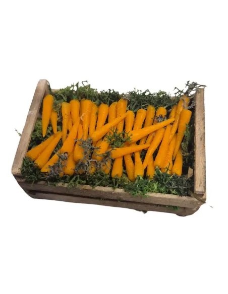 Wax Crate of Carrots for 15–20 cm Nativity Figures