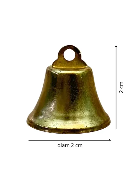 Brass-Finished Metal Bell for 15 cm Nativity Figures
