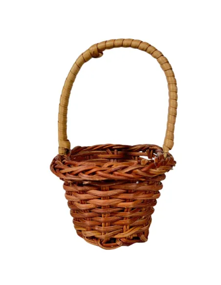 Oval Basket with Handle for 25–30 cm Nativity Figures