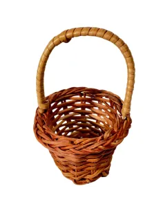 Cestino ovale con manico per statue da 25-30 cm