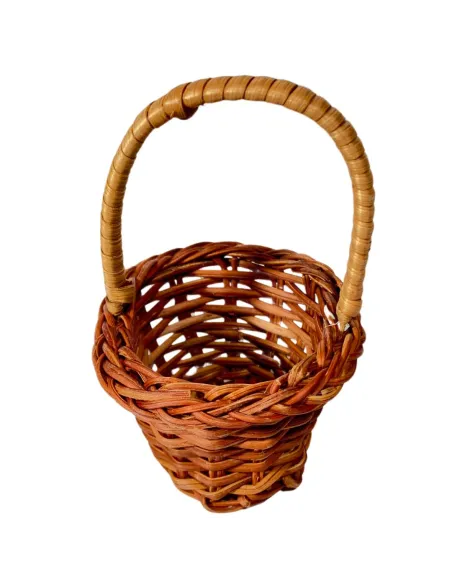 Cestino ovale con manico per statue da 25-30 cm