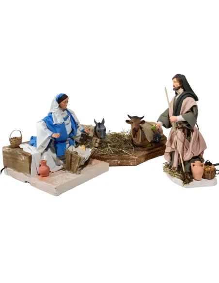 Set Natività "Quality" in movimento 30 cm