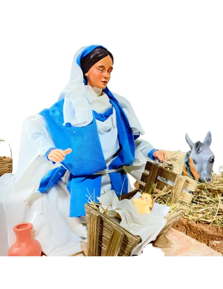 Set Natività "Quality" in movimento 30 cm