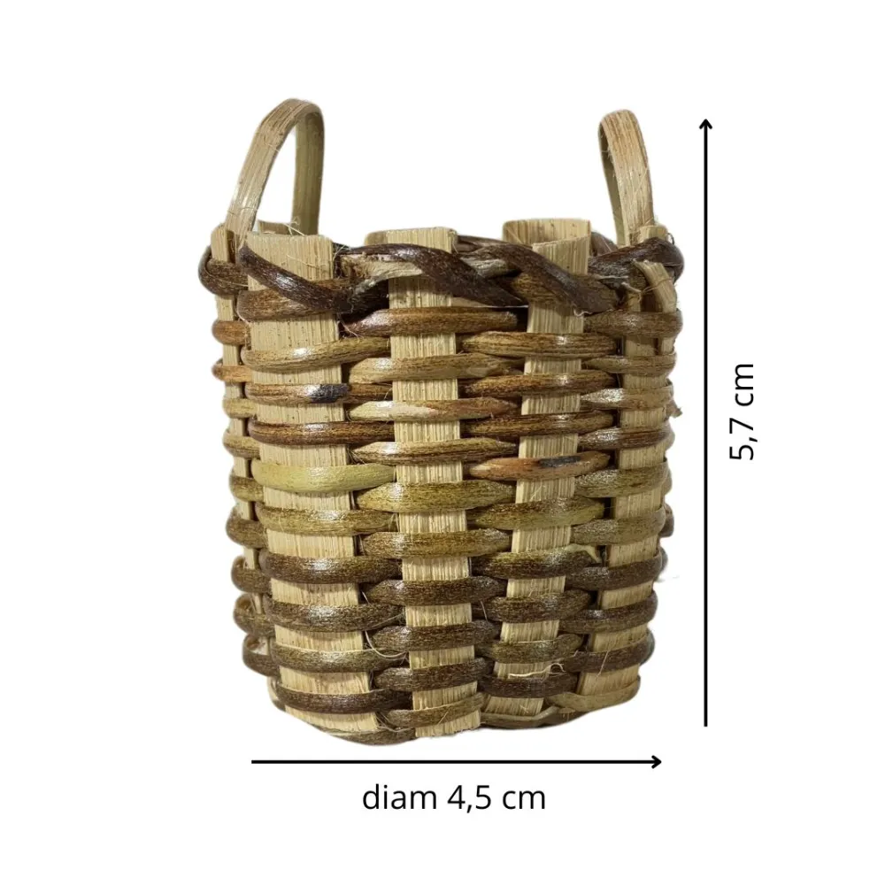 Large Double-Handled Basket for 30 cm Nativity Figures