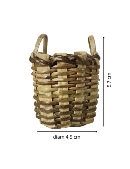Large Double-Handled Basket for 30 cm Nativity Figures
