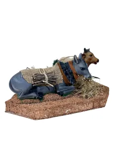 Set asino e bue "Quality" in movimento 30 cm