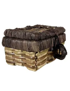 Baule in vimini per statue da 20 cm