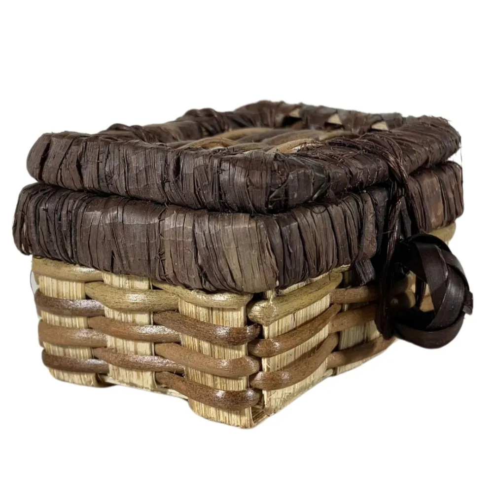 Wicker Storage Chest for 20 cm Nativity Figures