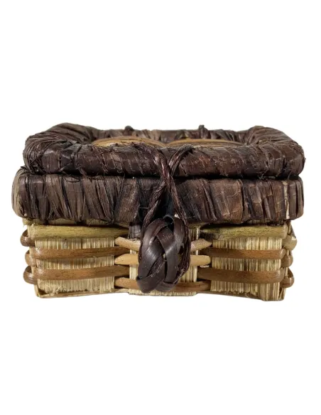 Baule in vimini per statue da 20 cm