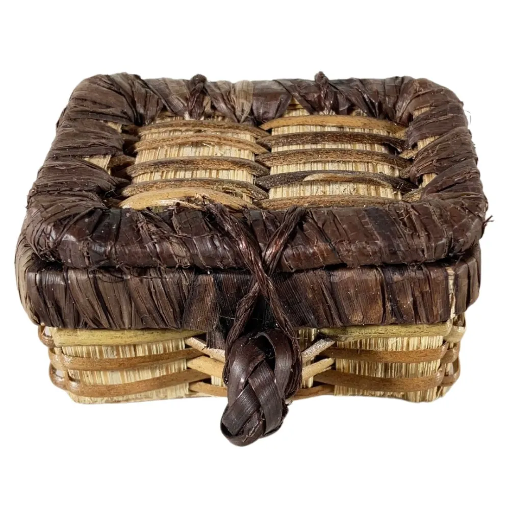 Wicker Storage Chest for 20 cm Nativity Figures
