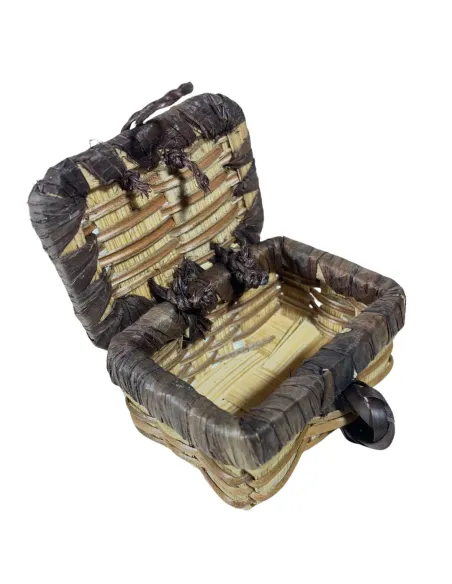 Baule in vimini per statue da 20 cm