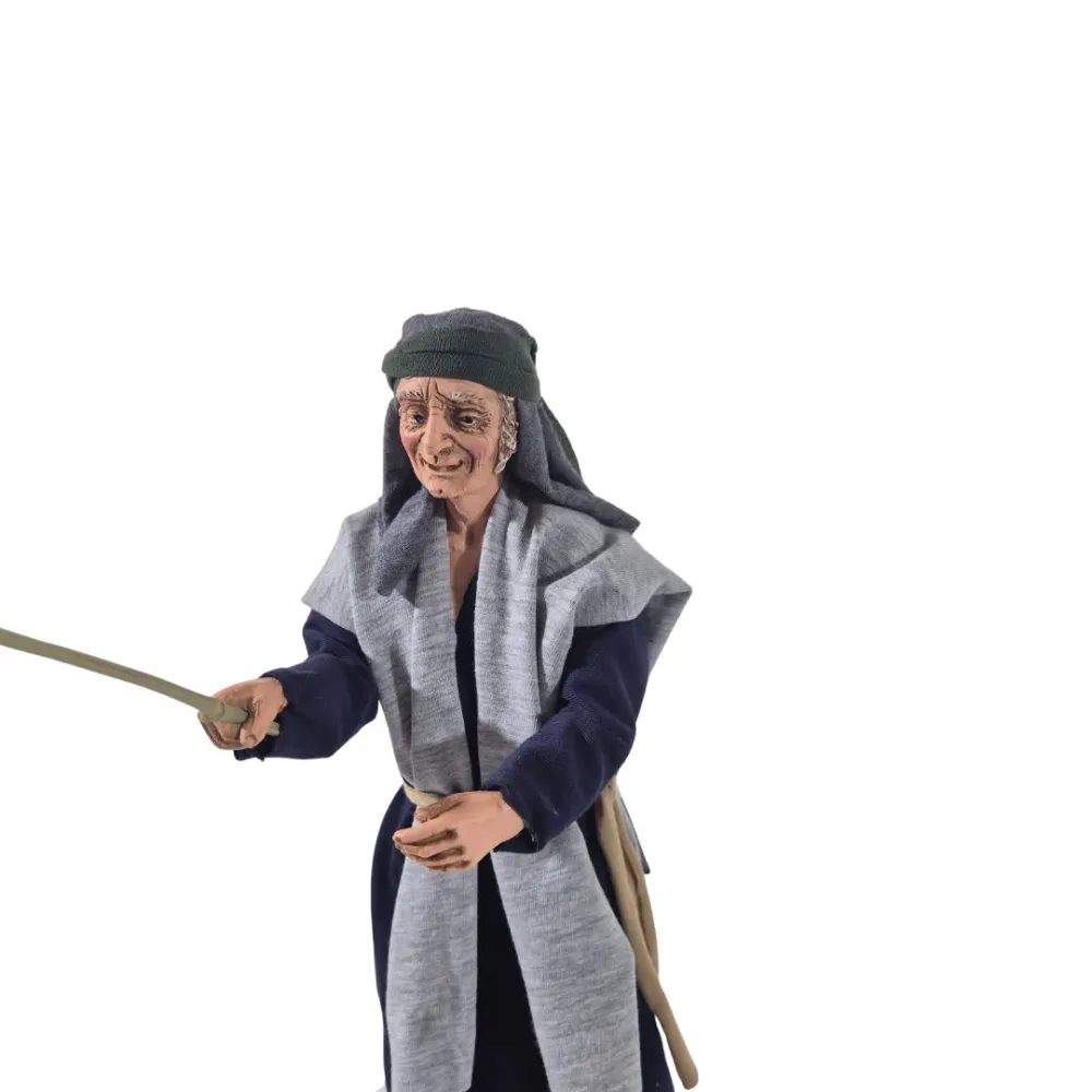 Animated Palestinian Standing Fisherman - 30 cm