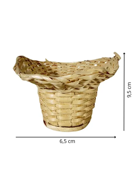 Large Wicker Basket for 30–35 cm Nativity Figures