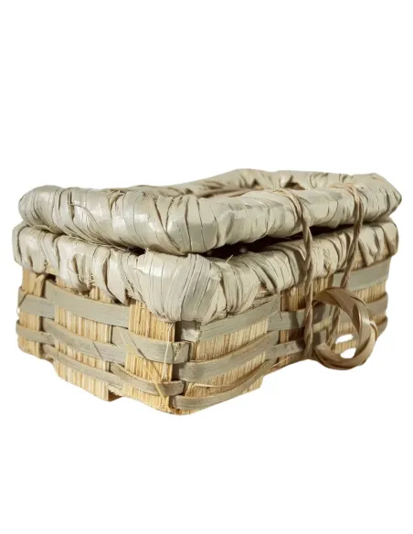 Wicker Storage Chest for 20–25 cm Nativity Figures