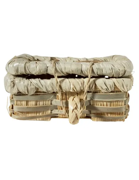Wicker Storage Chest for 20–25 cm Nativity Figures