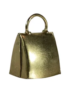 Brass-Finished Metal Cowbell for 30 cm Nativity Figures