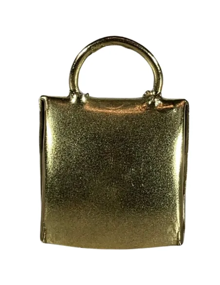 Brass-Finished Metal Cowbell for 30 cm Nativity Figures