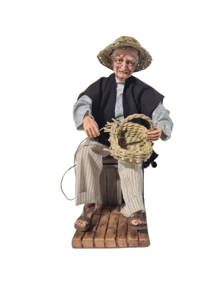 Animated Traditional Basket Weaver - 30 cm
