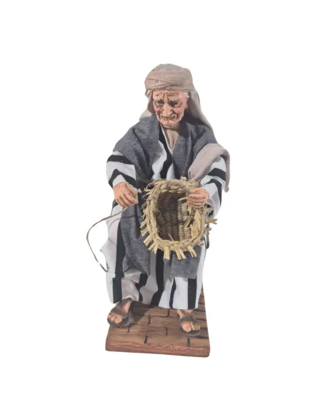 Animated Palestinian Basket Weaver - 30 cm