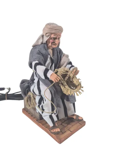 Animated Palestinian Basket Weaver - 30 cm
