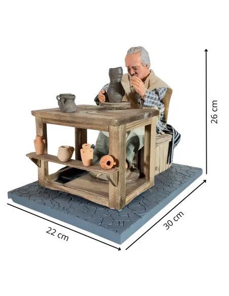 Animated Traditional Potter - 30 cm