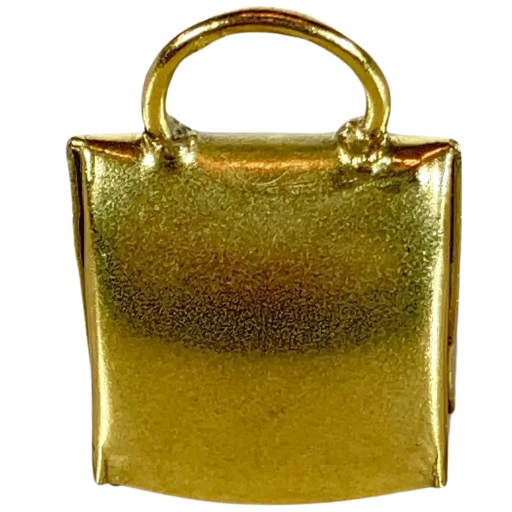 Brass-Finished Metal Cowbell for 30 cm Nativity Figures