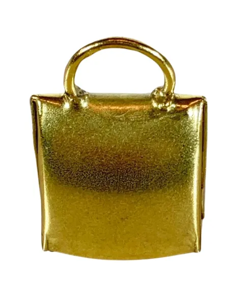 Brass-Finished Metal Cowbell for 30 cm Nativity Figures