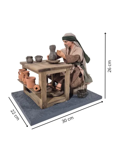 Animated Palestinian Potter - 30 cm
