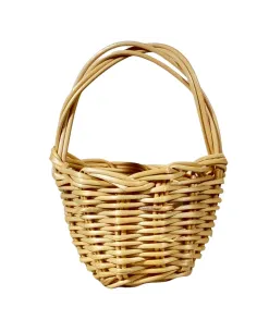 Cestino con manico in vimini per statue da 20 cm