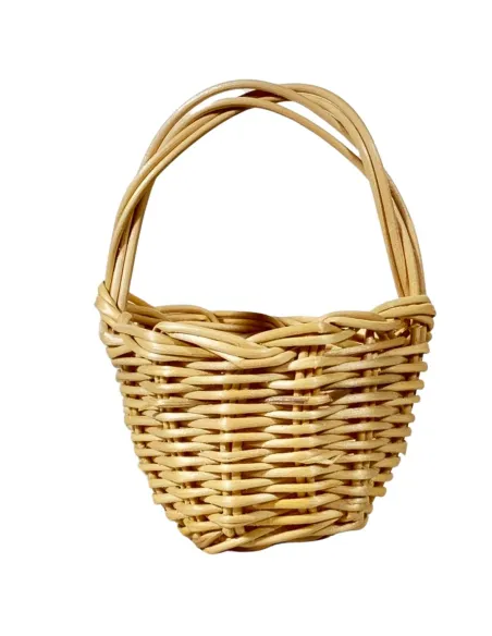 Cestino con manico in vimini per statue da 20 cm