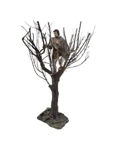 Boscaiolo popolare con ascia su albero in movimento 30 cm 2