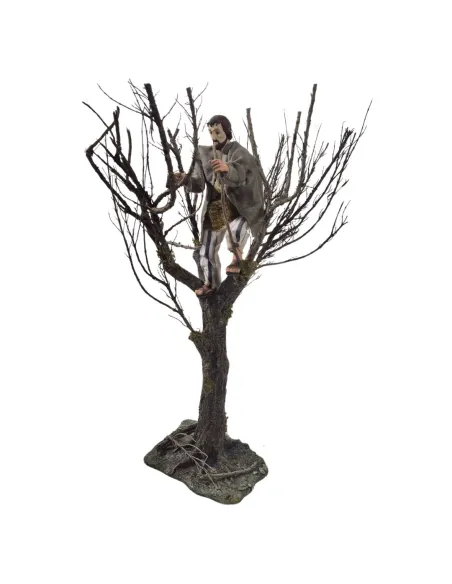 Boscaiolo popolare con ascia su albero in movimento 30 cm