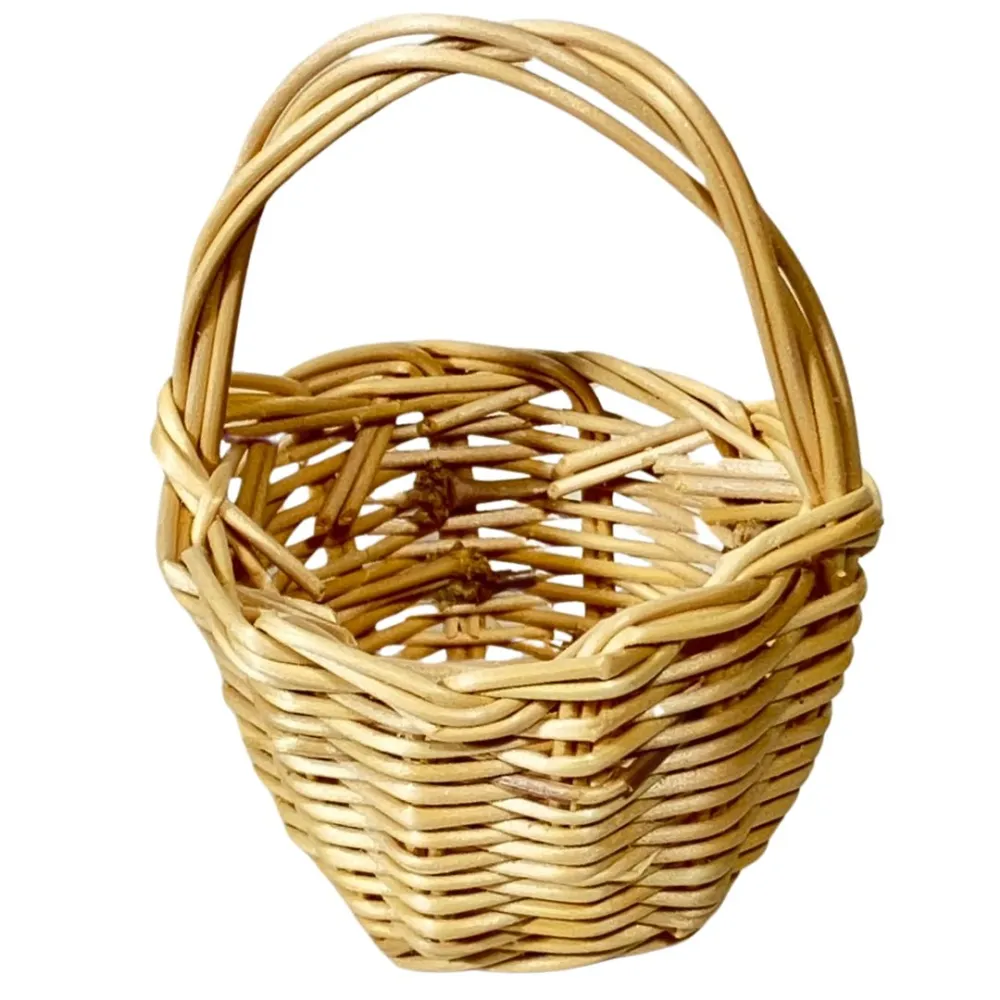 Wicker Basket with Handle for 20 cm Nativity Figures