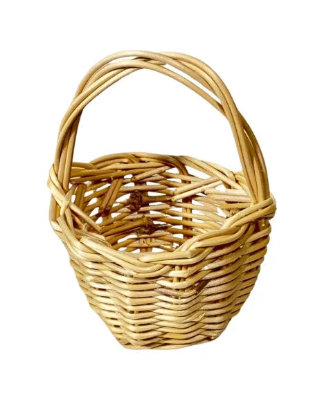 Cestino con manico in vimini per statue da 20 cm