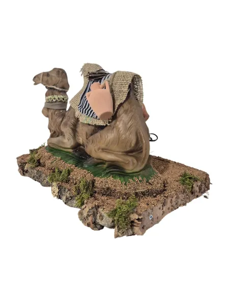 Cammello seduto gira la testa in movimento per statue da 30 cm