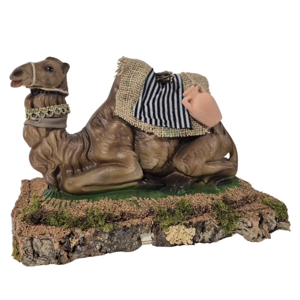 Animated Seated Camel Turning Its Head for 30 cm Nativity Figures