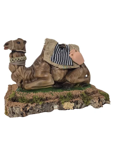 Cammello seduto gira la testa in movimento per statue da 30 cm